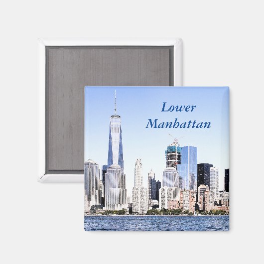Lower Manhattan Color Sketch Magnet (Vorderseite/Rückseite)