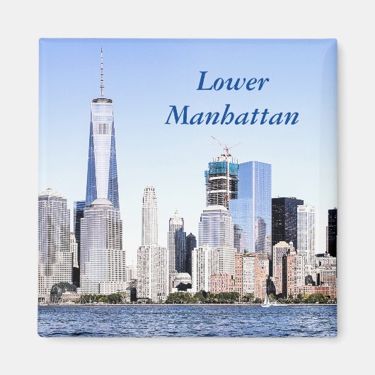 Lower Manhattan Color Sketch Magnet (Vorne)