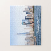 Lower Manhattan-Farbskizze-Puzzlespiel Puzzle (Vertikal)