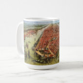 Lower Manhattan-Kunst Kaffeetasse (Vorderseite Links)