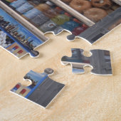 Lower Manhattan Morning NYC Breakfast Bagel Cart Puzzle (Seite)