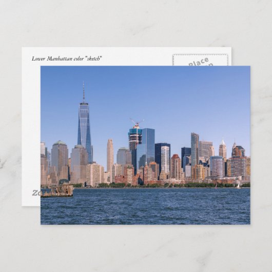 Lower Manhattan Postcard Postkarte (Vorne/Hinten)