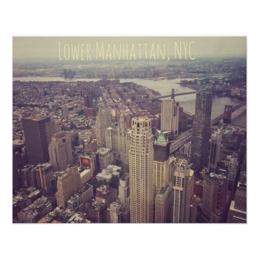 Lower Manhattan Poster (Vorderseite)