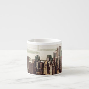 Lower Manhattan-Skyline - Ansicht von der Espressotasse