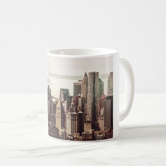 Lower Manhattan-Skyline - Ansicht von der Kaffeetasse (VorderseiteRechts)