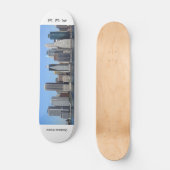Lower Manhattan-Skyline, New York City Skateboard (Vorderseite)