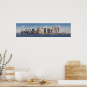 Lower Manhattan Skyline Panoramic 2006 Print Poster (Küche)