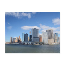 Lower Manhattan Skyline Postcard