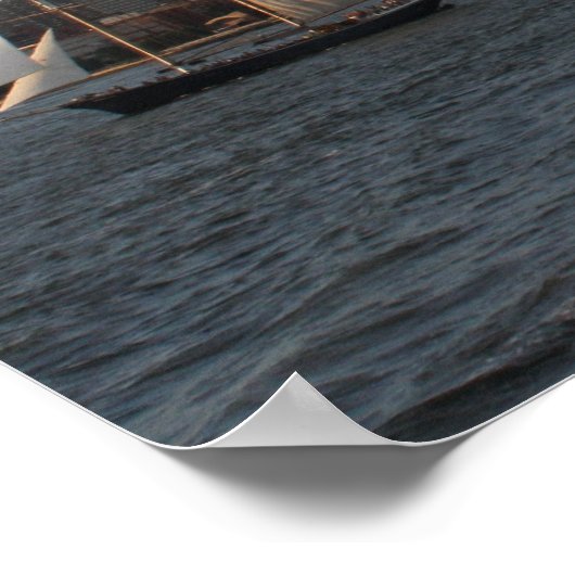 Lower Manhattan Skyline Poster (Ecke)