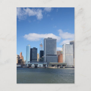 Lower Manhattan Skyline Postkarte