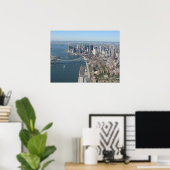 Lower Manhattan vom East River Poster (Heimbüro)
