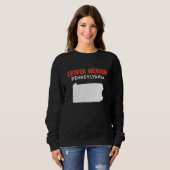 Lower Merion Pennsylvania USA State America Travel Sweatshirt (Vorne ganz)