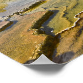 Lower Minerva Terrace, Yellowstone-Nationalpark Poster (Ecke)