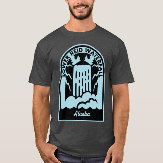 Lower Reid Falls Alaska T-Shirt (Vorderseite)