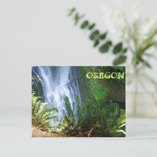 Lower South Falls Postkarte (Stehend Vorderseite)