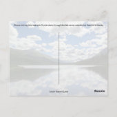Lower Summit Lake - Postcard Postkarte (Rückseite)