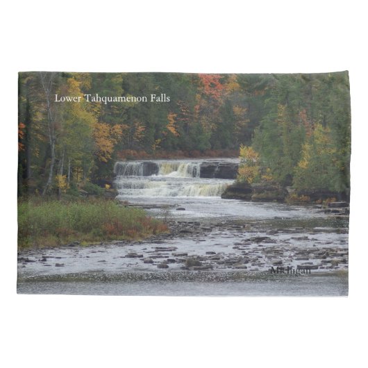 Lower Tahquamenon Falls pillow case case Kissenbezug (Rückseite)