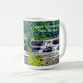 Lower Tahquamenon Falls Staat Park, MI Kaffeetasse (VorderseiteRechts)