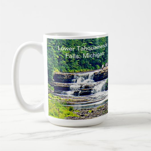 Lower Tahquamenon Falls Staat Park, MI Kaffeetasse (Links)