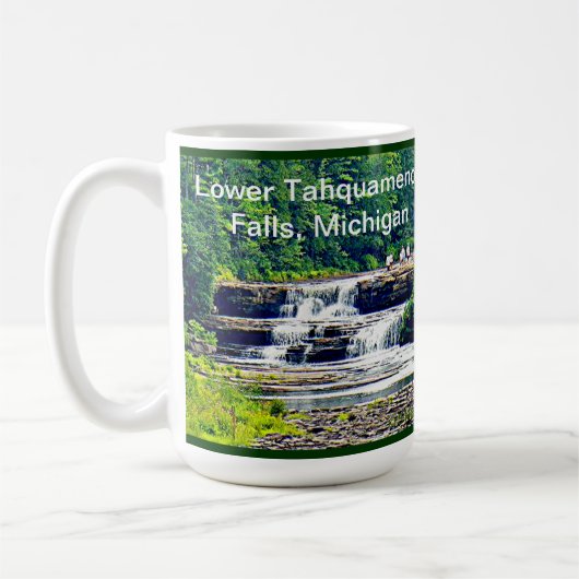 Lower Tahquamenon Falls Staat Park, MI Kaffeetasse (Links)