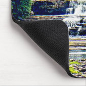 Lower Tahquamenon Falls Staat Park, Michigan Mousepad (Ecke)