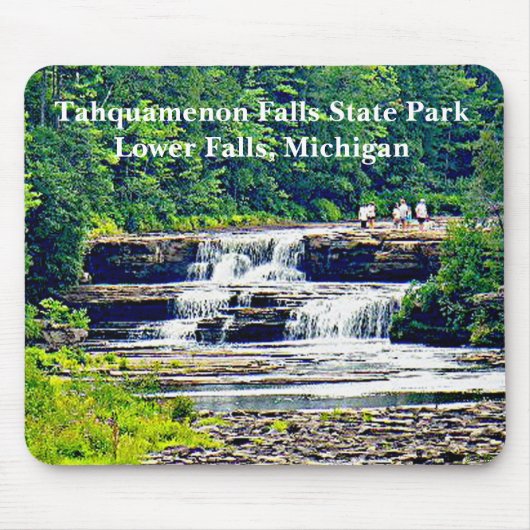 Lower Tahquamenon Falls Staat Park, Michigan Mousepad (Vorne)