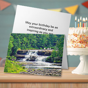Lower Tahquamenon Falls State Park, MI Geburtstag Karte