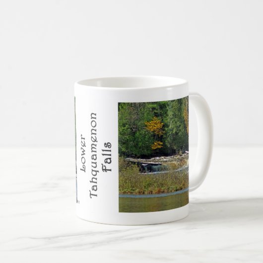 Lower Tahquamenon Falls Tasse (VorderseiteRechts)