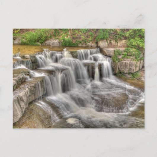 Lower Taughannock Falls, New York Postkarte (Vorderseite)