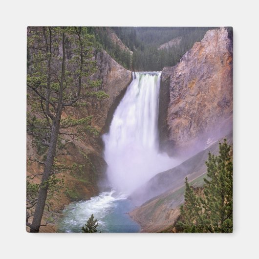 Lower Yellowstone Falls, Grand Canyon of Magnet (Vorne)