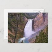 Lower Yellowstone Falls, Grand Canyon of Postkarte (Vorne/Hinten)
