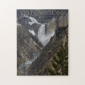 Lower Yellowstone Falls Yellowstone Nationalpark Puzzle (Vertikal)
