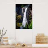 Lower Yosemite Falls Cascading Poster (Küche)