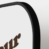 Lower Your Standards Until You Meet Your Goal Pickleball Schläger (Linke Seite)