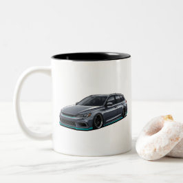 Lowered Stance JDM Car Bagged Tuner Culture Coffee Zweifarbige Tasse