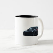 Lowered Stance JDM Car Bagged Tuner Culture Coffee Zweifarbige Tasse (VorderseiteRechts)