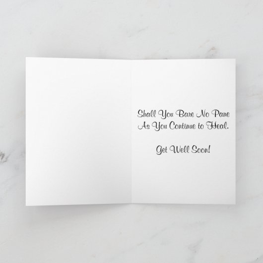 "Lowertown Depot Broken Window #2" Gut werden Karte (Innenseite)