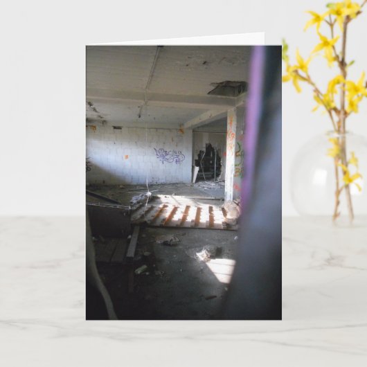 "Lowertown Depot" Geburtskarte Karte (Gelbe Blume)