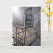 "Lowertown Depot Graffitied Deck" Geburtstagskarte Karte (Gelbe Blume)