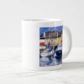 Lowestoft-Harbour View Jumbo-Tasse (Vorderseite Rechts)
