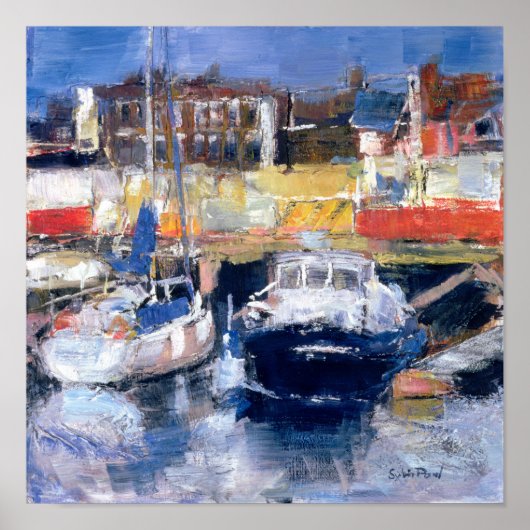 Lowestoft Harbour View Poster (Vorne)