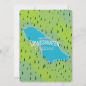 Loweswater Lake, Lake District, Reiseplan. (Rückseite)