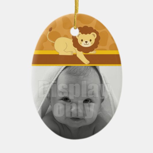 Löweverzierung Keramikornament (Vorne)