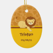 Löweverzierung Keramikornament (Hinten)