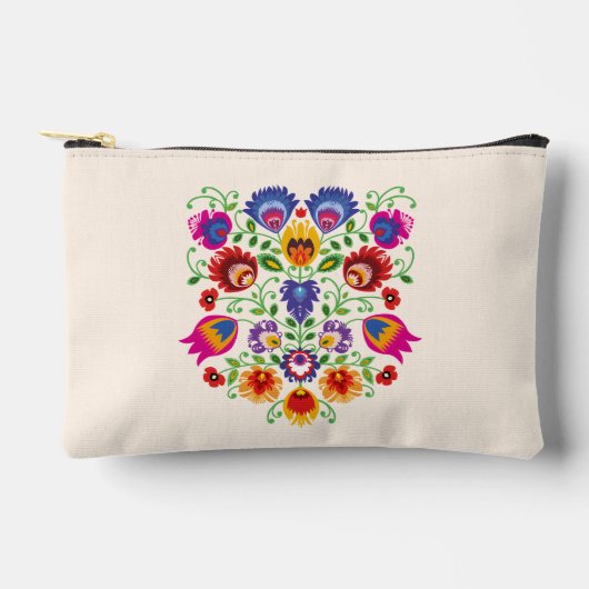 Lowicz Folk Mini-Tasche Zubehörtasche (Vorderseite)