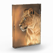 Löwin-Foto-Block Fotoblock (Links)