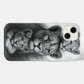Löwin & Junge iPhone Hülle (Rückseite (Horizontal))