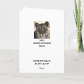 Löwin Karte (Rückseite)