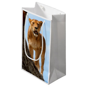 Löwin Kleine Geschenktüte