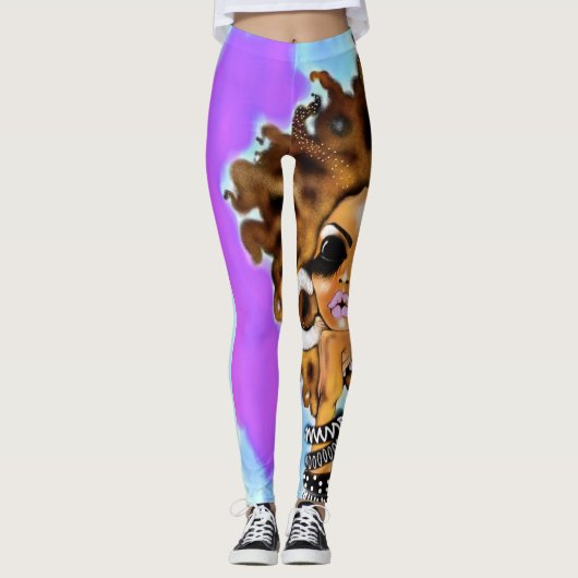 Löwin-Leggings Leggings (Vorderseite)